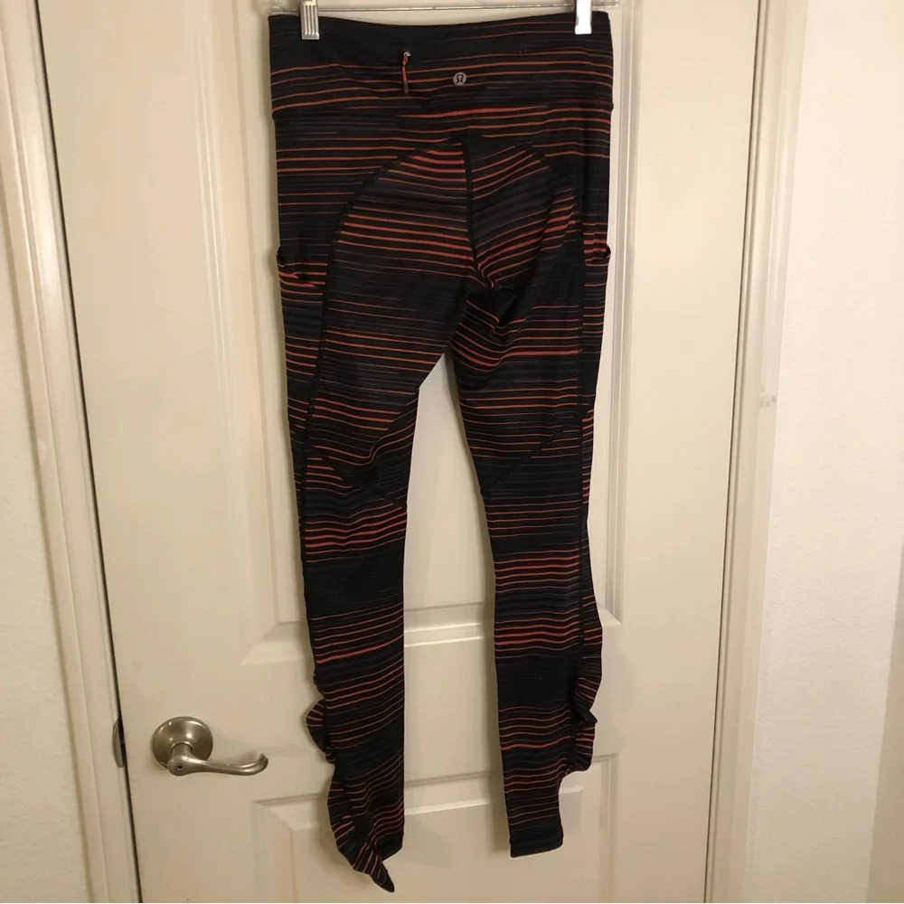 Lululemon Speed Tight IV Twisted Dune leggings full length Alarming Black size 4 - Picture 11 of 14